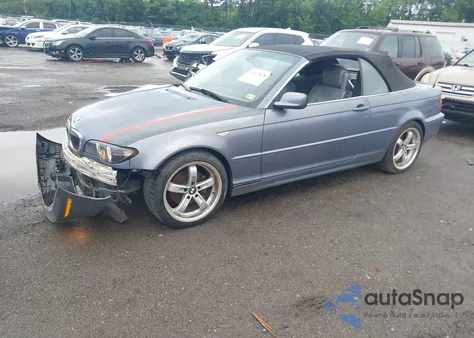 2005 BMW 325Ci Ci z USA, uszkodzony, nr VIN WBABW33475PL34822